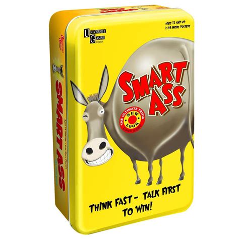 smart ass card game tin|Smart Ass Tin Card Game .